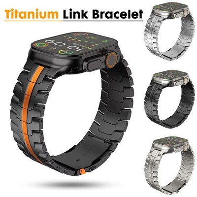 Titan Armband für Apple Watch Series 11 10 9 8 7 6 SE 44/45/42/46/49mm Ultra 3 2