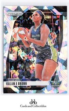 2024 Panini Prizm WNBA #29 Kalani Brown Ice Prizms