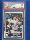 2017 Panini Donruss Rated Rookie Aaron Judge #38 Cyan BackPSA 9 Pop. 16 Yankees