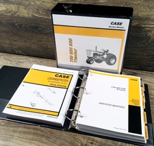Service Parts Manual Set Case 730 731 732 733 734 DraftOMatic Tractor 8253501-Up