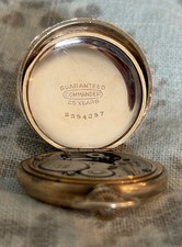Antique Elgin Illinois Pocket Watch Hunter case Commander 25 Years 15 jewels