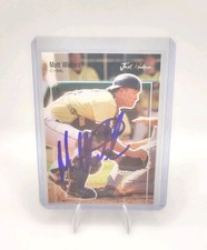 Matt Wieters Signed IP 2007 Just Minors Just Rookies Rc Rookie Card Auto