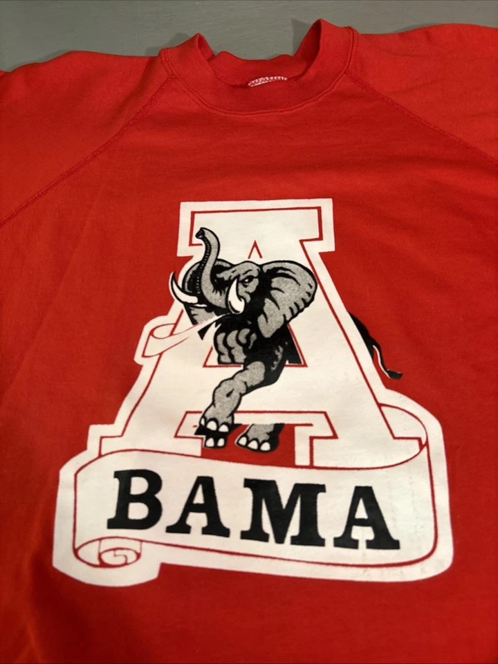 Vintage 80’s Alabama Crimson Tide Sweatshirt Size L USA Unworn!!! - image 3 of 4