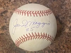 Joe Dimaggio signed 1994 baseball coa