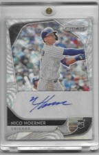 Nico Hoerner 2020 PANINI PRIZM Baseball RC Card Auto CUBS ROOKIE Autograph /50