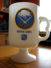 Buffalo Sabres Retro 70's Coffee Mug & Ceramic Plaque Collectable NHL Playoff 