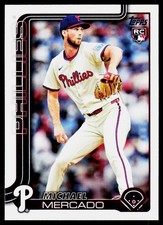 2025 Topps Michael Mercado #582 RC Philadelphia Phillies