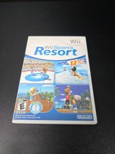 Wii Sports Resort Case W/Book NO GAME VG Condition RARE 2009 Nintendo