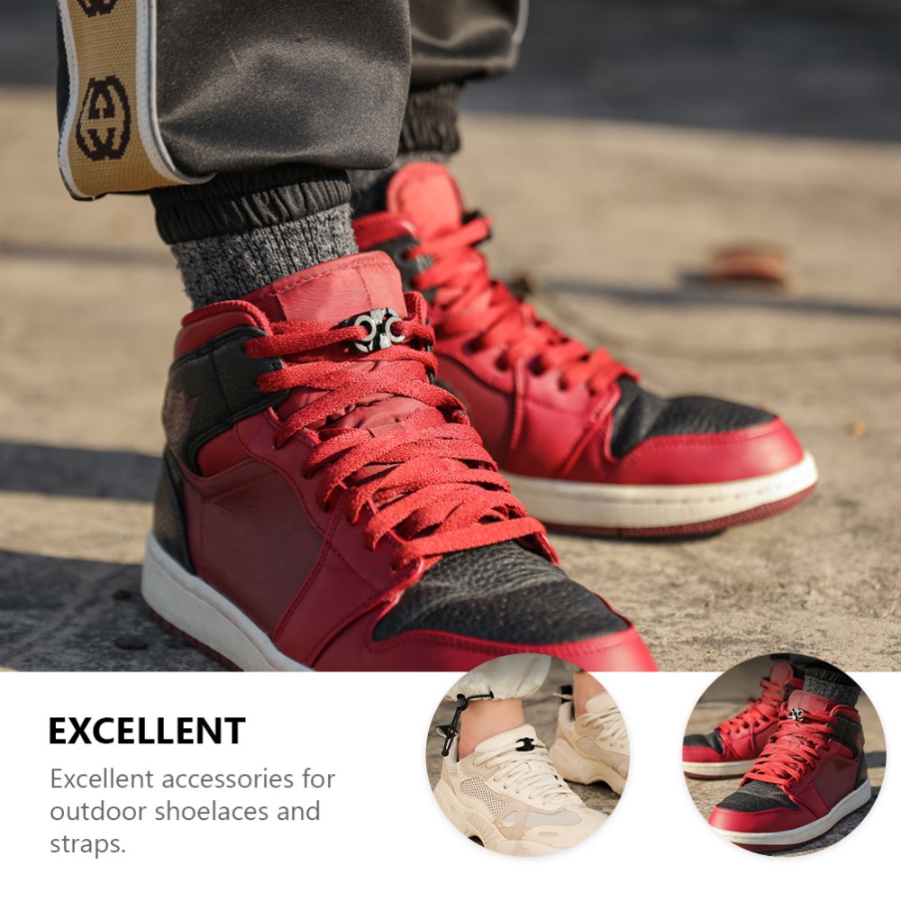 APL 30 Pezzi Chiusure Antiscivolo con Fibbia per Scarpe Fibbie Sneakers