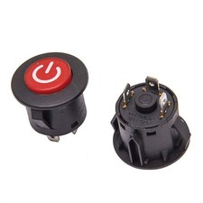 Power Switch Button Start Switch Replacement Accessory, for 20A 12VDC Applica...