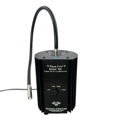 Dolan-Jenner Fiber-Lite Model 190 Fiber Optic Illuminator Tested Working