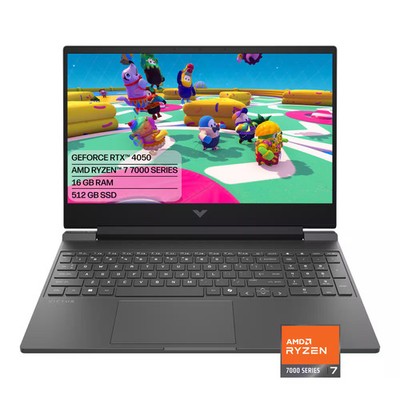 HP - Victus 15.6'' 144Hz Full HD Gaming Laptop - AMD Ryzen 7 7445HS 2023 - 16G...