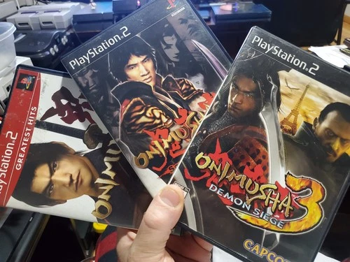 Onimusha Games Lot PlayStation 2 Ps2 Demon Siege Warlords Samurais Destiny