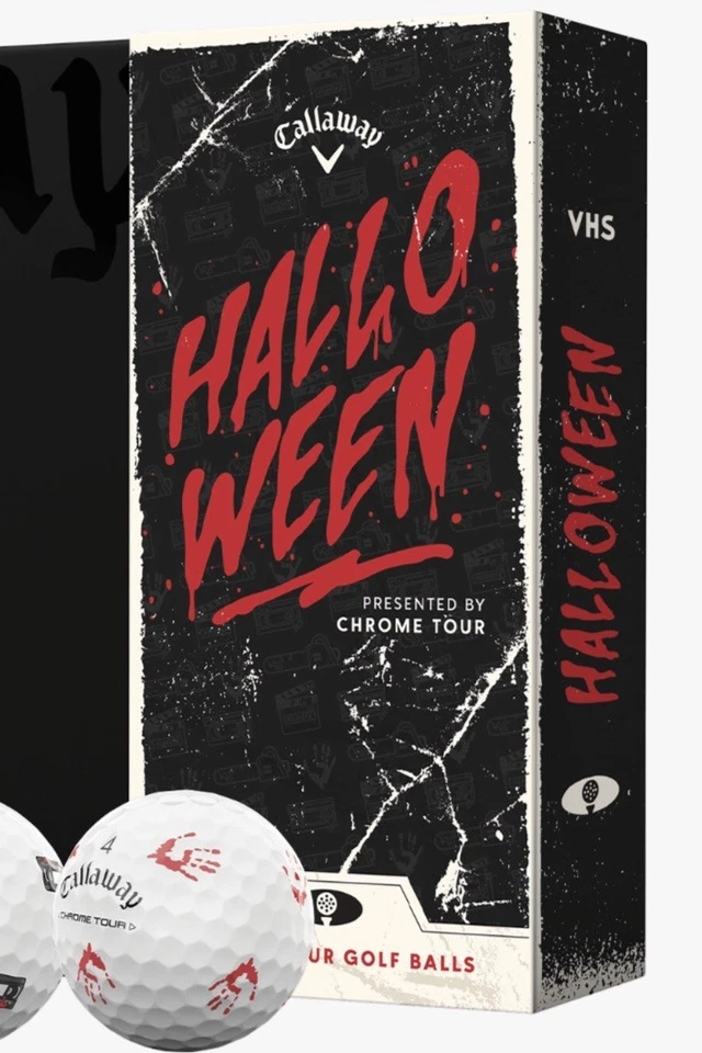 Callaway “CALLOWEEN 2” Limited Edition Chrome Tour Halloween 4 Golf balls - Image 3 of 4