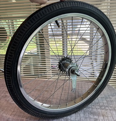 Schwinn Stingray 20  S-7 Rear Wheel w Schwinn Gripper Slik Tire 1970 s
