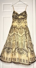Zimmermann Kindred Spirit Luna Linen & Silk Midi Dress Size 0 Resale Price 2200$