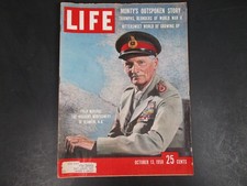 LIFE MAGAZINE OCTOBER 13 1958 VISCOUNT MONTGOMERY JACKIE GLEASON PETE DAWKINS