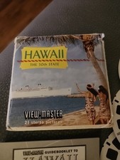Sawyer's View-Master A120 HAWAII THE 50TH STATE Reels 1-3 Booklet 1959