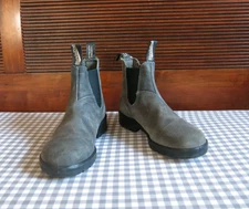 Blundstone #1910 Steel Gray Suede Leather chelsea boots AU/UK 6.5 US women 9.5