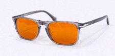 Persol Sunglasses PO3059S Gray/Orange 54-18-145mm With Case New