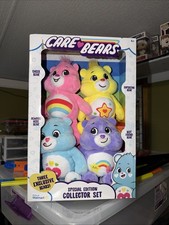 Care Bears SPECIAL EDITION COLLECTOR SET 2023 Exclusive 8" Plush Bears NEW 