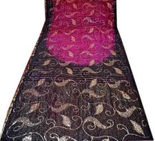 Vintage Dupatta Georgette Embroidered Long Stole Wrap scarf Hijab Scarves