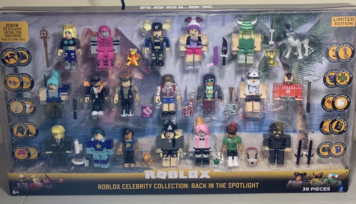 Roblox Toys Celebrity 20 Figure Pack Back In The Spotlight Limited Edition  Codes 191726413073