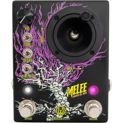 Walrus Audio Melee Wall of Noise Halloween Ed. 2024 Reverb/Distortion Pedal Pink