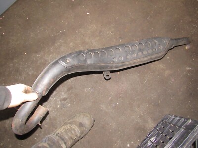 1970s kawasaki g5 exhaust muffler pipe | eBay