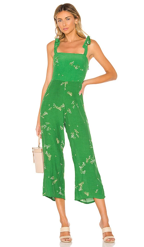 FAITHFULL THE BRAND ELSA JUMPSUIT IN MYRTILLE FLORAL WIDE LEG JUMPSUIT  10u003dXL | eBay