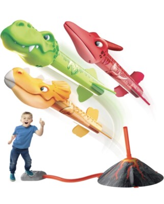 Dino Blaster Rocket Launcher For Kids-launch Up To 100 Feet . Birthday Gift