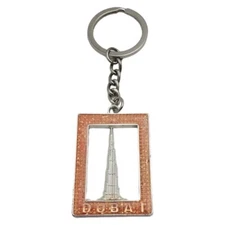 Dubai UAE Keychain Souvenir Travel Tourist Key Ring Chain Metal Burj Khalifa