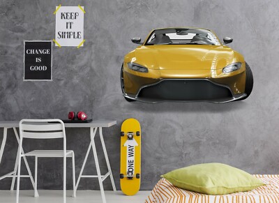 3D Rennen C295 Auto Wallpaper Wandbild Poster Transport Wandaufkleber Wen