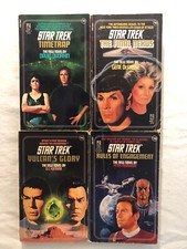 Lot of 4 Star Trek The Original Series Paperback Books 40,43,44,48
