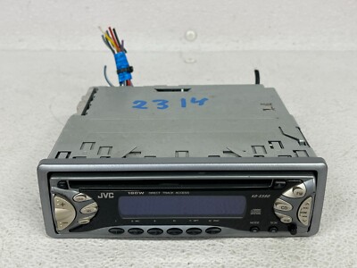   JVC CAR CD RECEIVIER WITH DETACHABLE FRONT DISPLAY LOT2314