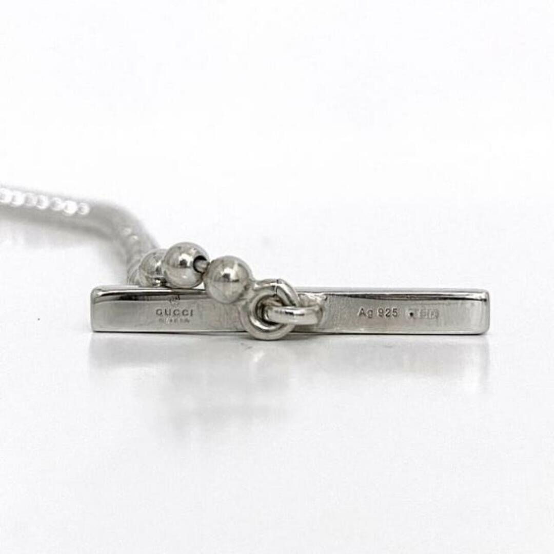 Gucci Ball Chain Necklace Sterling Silver Interlocking Ag 925 Gg