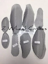 2015 HAYABUSA GSXR 1300 BLACK FAIRING & NOSE GRILLS SCREENS VENTS MESH GRATES