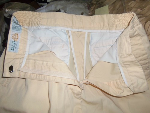 IZOD Sport~6~Pantalones Cortos de Vestir Amarillo Mantequilla -4 Bolsillos~Elásticos en las Caderas~Para Mujer - Imagen 6 de 11