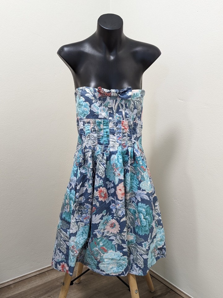 PAUL & JOE SISTER Womens Strapless Mini A-line Dress Size 38 or AUS 6