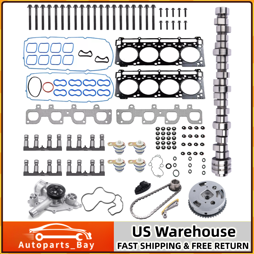SUSUCAR Non MDS Camshaft Lifters Kit for 11-15 Chrysler Dodge Jeep 6.4L HEMI