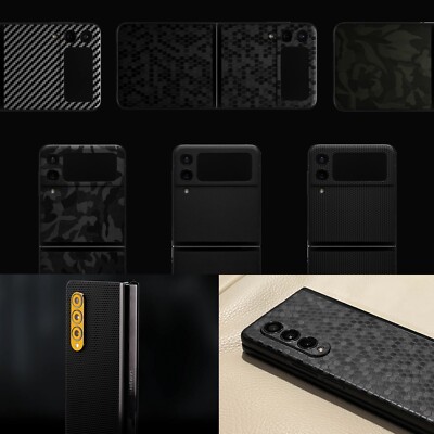 Samsung Galaxy Z Fold Flip 7 6 5 Aufkleber Schutzfolie Skin Rückseite Sticker