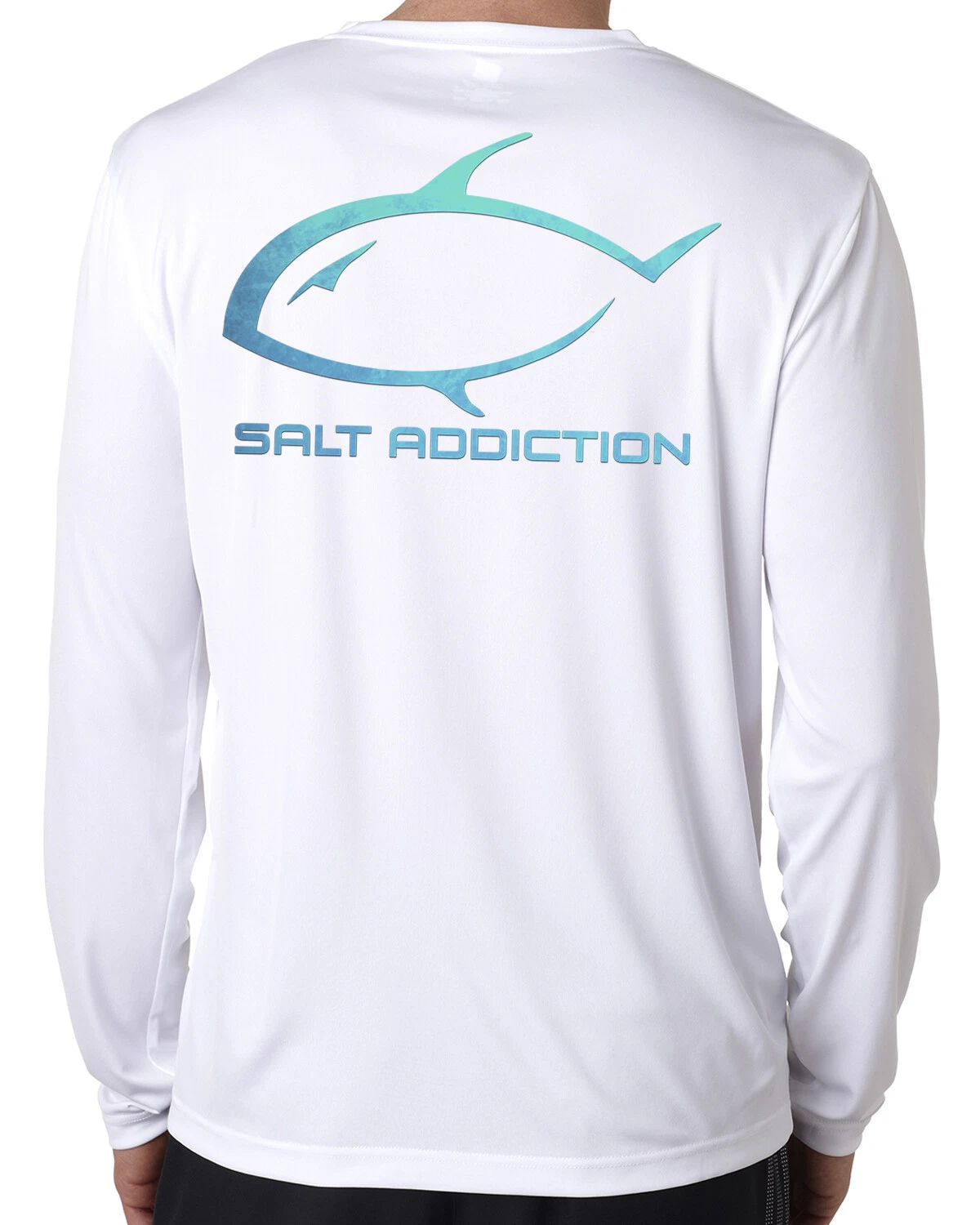 Salt Addiction long sleeve microfiber saltwater fishing t shirt uv upf 50+