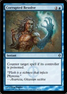 Corrupted Resolve x4 - New Phyrexia - NM-Mint, English - New Phyrexia