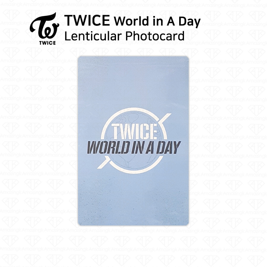 TWICE 2020 World in A Day Lenticular Photocard Photo Card KPOP K