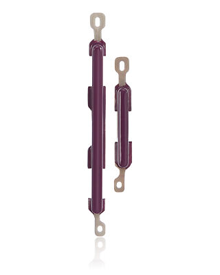 Hard Buttons (Power / Volume) Compatible For Xiaomi Redmi 10X / Note 9 (Purple)