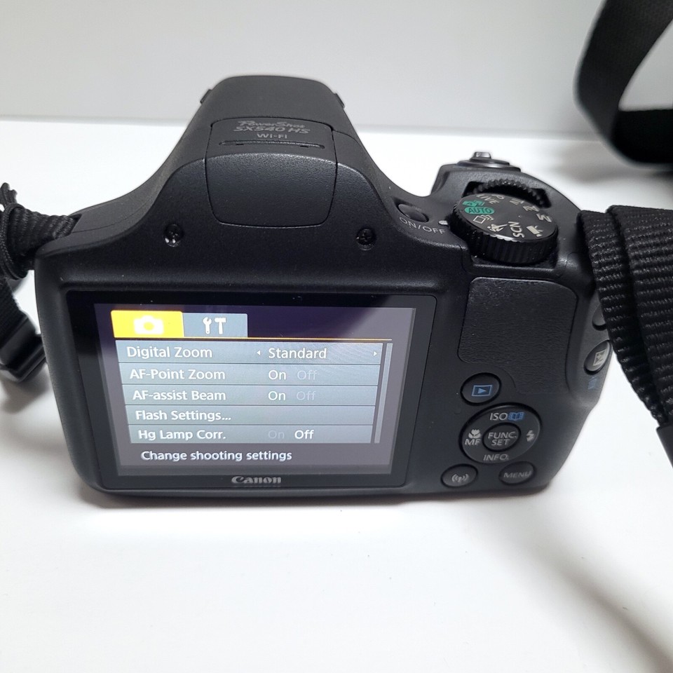 🔥 CANON PowerShot SX540 HS Digital Camera (Black) w/ Case & Charger