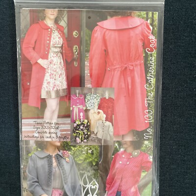 Serendipity Studio Pattern 100 NEW Catherine Coat Cottage core Mulit Size