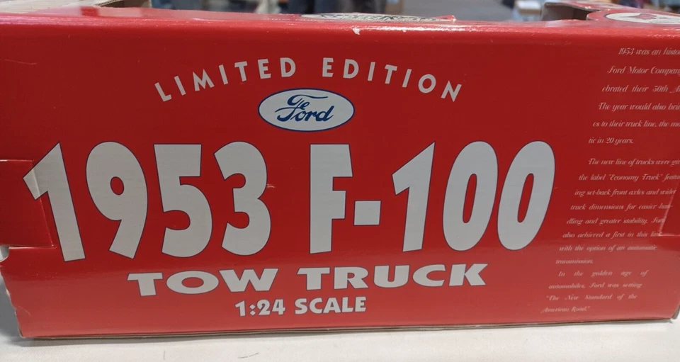 Gearbox 1/24 Scale Diecast 1953 Ford F-100 Texaco Fire Chief Gasoline Bank - 63 - Image 3 of 3