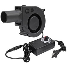 97mm x 33mm BBQ Fan 12V Blower with 110V/120V Variable Speed Controller Centr...