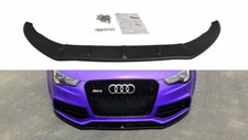 For Audi RS5 8T / 8T FL Front Diffuser Diffusor Maxton Design Gloss Black